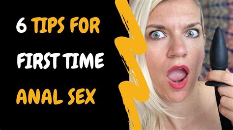 First Time Anal Sex .